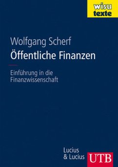 Öffentliche Finanzen - Scherf, Wolfgang