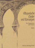 Altspanische Lieder und Romanzen, Gesang und Gitarre