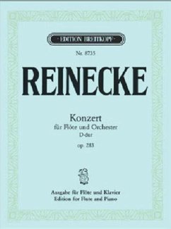 Flötenkonzert D-Dur op.283, Klavierauszug - Reinecke, Carl