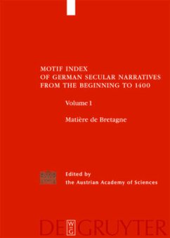 Cover Matière de Bretagne / Motif-Index of German Secular Narratives from the Beginning to 1400 Volume 1