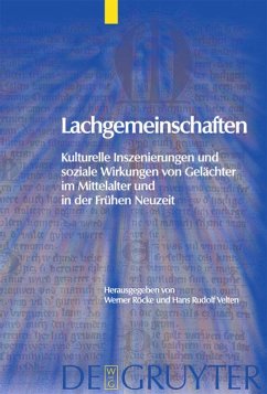Lachgemeinschaften - Röcke, Werner / Velten, Hans Rudolf (Hgg.)