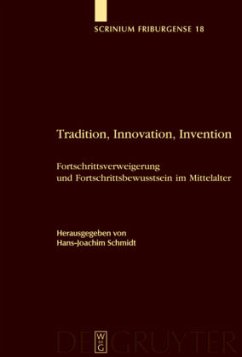 Tradition, Innovation, Invention - Schmidt, Hans-Joachim (Hrsg.)