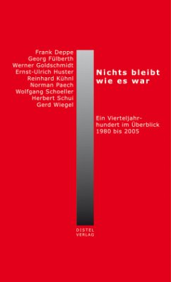 Cover Nichts bleibt, wie es war