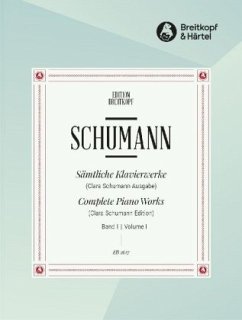 Sämtliche Klavierwerke, Bd.1: op.1 - 8 - Schumann, Robert