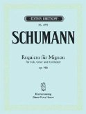 Requiem für Mignon op.98b, Klavierauszug