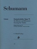 Fantasiestücke für Klavier und Klarinette op.73, Fassung für Violine und Klavier, Klavierpartitur und Einzelstimme