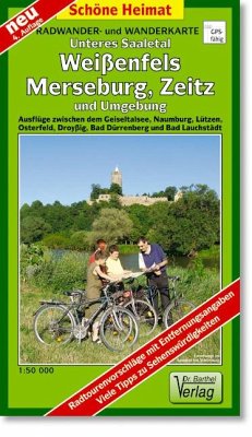 Doktor Barthel Karte Unteres Saaletal, Weißenfels, Merseburg, Zeitz und Umgebung