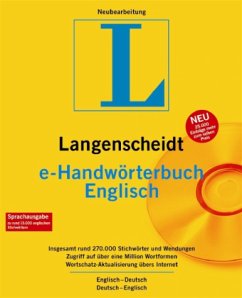 Langenscheidt e-Handwörterbuch Englisch, 1 CD-ROM