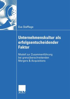 Unternehmenskultur als erfolgsentscheidender Faktor - Schatz, Eva