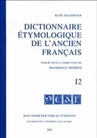 Dictionnaire etymologique de l' ancien francais (DEAF) / Dictionnaire étymologique de l'ancien français (DEAF). Buchstabe I Fasc 2, Fasc.I 2 - Dictionnaire étymologique de l'ancien français (DEAF)