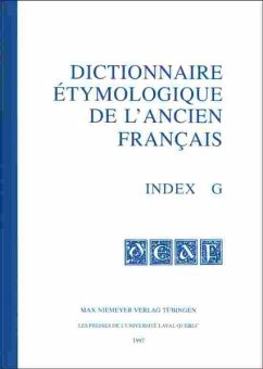 Cover Index G 1 - 10 / Dictionnaire étymologique de l'ancien français (DEAF). Buchstabe G Index, Index.G