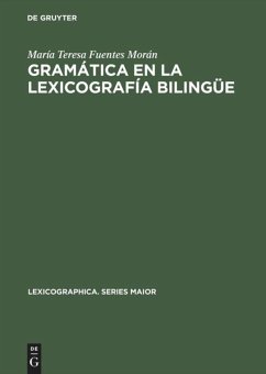 Gramática en la lexicografía bilingüe Gramática en la lexicografía bilingüe