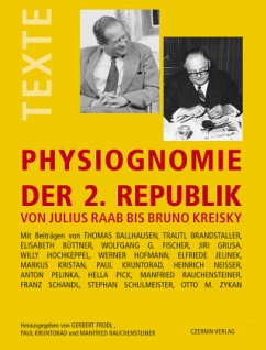 Cover Physiognomie der 2. Republik