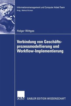 Verbindung von Geschäftsprozessmodellierung und Workflow-Implementierung - Wittges, Holger