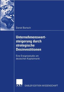 Cover Unternehmenswertsteigerung durch strategische Desinvestitionen