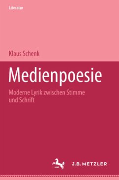 Medienpoesie - Schenk, Klaus