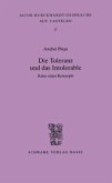 Die Toleranz und das Intolerable