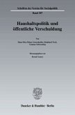 Haushaltspolitik und öffentliche Verschuldung.