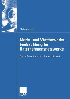 Markt- und Wettbewerbsbeobachtung für Unternehmensnetzwerke - Fritz, Melanie