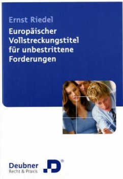 Cover Europäischer Vollstreckungstitel für unbestrittene Forderungen