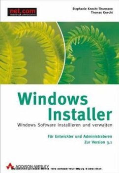 Windows Installer, m. CD-ROM - Knecht-Thurmann, Stephanie; Knecht, Thomas