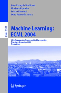 Machine Learning: ECML 2004 - Boulicaut, Jean-Francois / Esposito, Floriana / Giannotti, Fosca / Pedreschi, Dino (eds.)