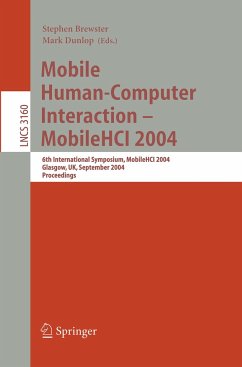 Mobile Human-Computer Interaction - Mobile HCI 2004 - Brewster, Stephen / Dunlop, Mark (eds.)