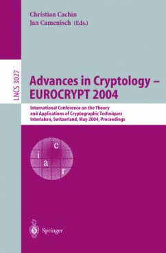 Advances in Cryptology ¿ EUROCRYPT 2004 - Cachin, Christian / Camenisch, Jan (eds.)