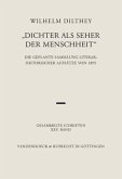 Dichter als Seher der Menschheit / Gesammelte Schriften Bd.25