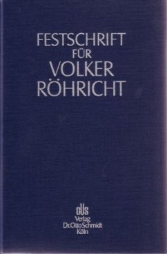 Festschrift für Volker Röhricht zum 65. Geburtstag - Crezelius, Georg / Hirte, Heribert / Vieweg, Klaus (Hgg.)