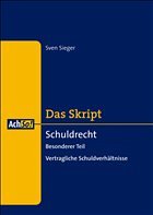 Cover Vertragliche Schuldverhältnisse