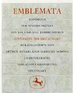 Emblemata, Supplement - Henkel, Arthur / Schöne, Albrecht (Hgg.)