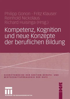 Kompetenz, Kognition und Neue Konzepte der beruflichen Bildung