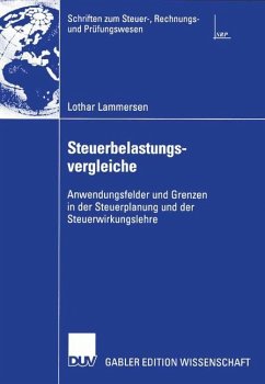 Steuerbelastungsvergleiche - Lammersen, Lothar