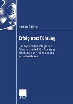 Erfolg trotz Führung - Gölzner, Herbert