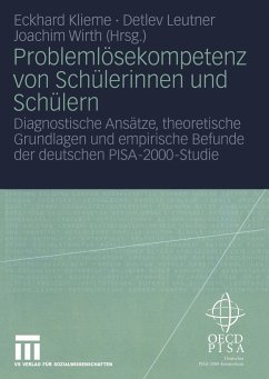 Problemlösekompetenz von Schülerinnen und Schülern - Klieme, Eckhard / Leutner, Detlev / Wirth, Joachim (Hgg.)
