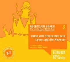 Cover Lotte will Prinzessin werden & Lotte und die Monster, 1 Audio-CD