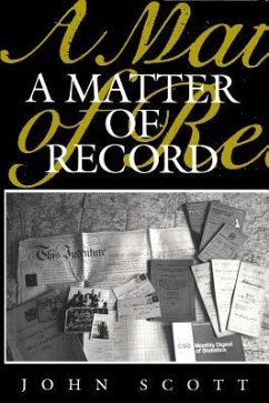 A Matter of Record - Scott, John