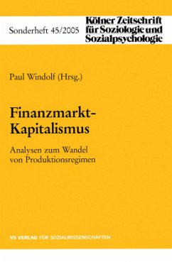 Finanzmarkt-Kapitalismus - Windolf, Paul (Hrsg.)
