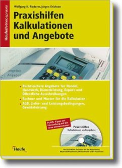 Praxishilfen Kalkulationen und Angebote, m. CD-ROM - Riederer, Wolfgang H.; Erichsen, Jörgen