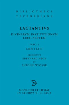Libri I et II - Lucius Caelius Firmianus Lactantius