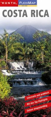 KUNTH FlexiMap Costa Rica 1:850000