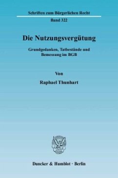 Die Nutzungsvergütung. - Thunhart, Raphael