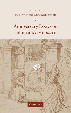 Anniversary Essays on Johnson's Dictionary - Lynch, Jack / McDermott, Anne (eds.)