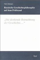 Cover Russische Geschichtsphilosophie auf dem Prüfstand