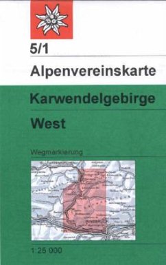 Alpenvereinskarte Karwendelgebirge West