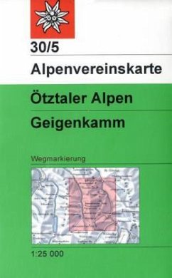 Alpenvereinskarte Ötztaler Alpen, Geigenkamm