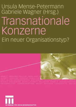 Transnationale Konzerne - Mense-Petermann, Ursula / Wagner, Gabriele (Hgg.)