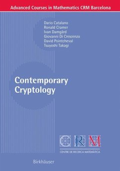 Contemporary Cryptology - Catalano, Dario;Cramer, Ronald;Damgard, Ivan