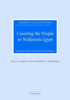 Counting the People in Hellenistic Egypt 2 Volume Hardback Set - Clarysse, Willy; Thompson, Dorothy J.